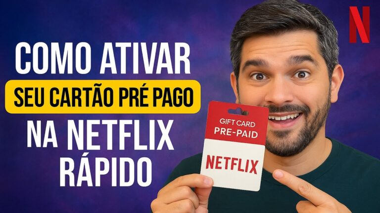 Como ATIVAR o CARTÃO PRÉ PAGO na NETFLIX Como ATIVAR o CARTÃO PRÉ PAGO na NETFLIX