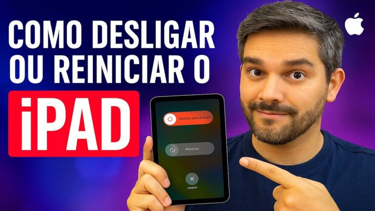Como DESLIGAR ou REINICIAR o IPAD Como DESLIGAR ou REINICIAR o IPAD