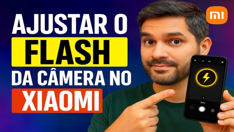 AJUSTE o FLASH da CÂMERA no XIAOMI