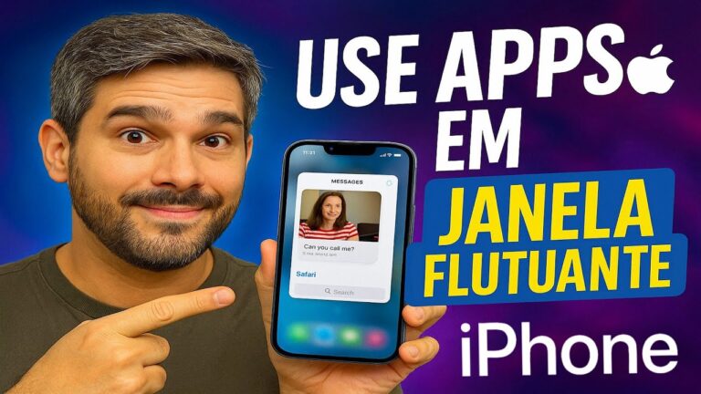 Como Usar APPS em JANELA FLUTUANTE no iPhone Como Usar APPS em JANELA FLUTUANTE no iPhone