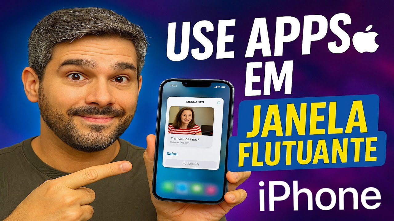 Como Usar APPS em JANELA FLUTUANTE no iPhone