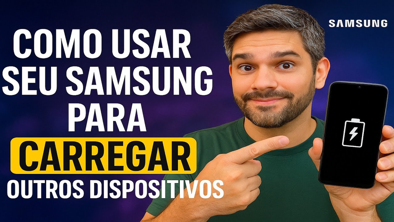 Use seu SAMSUNG para CARREGAR outros APARELHOS (Sem Fio)