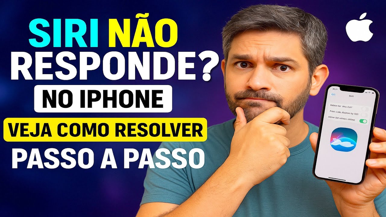Siri NÃO RESPONDE no iPhone? Veja Como Resolver!