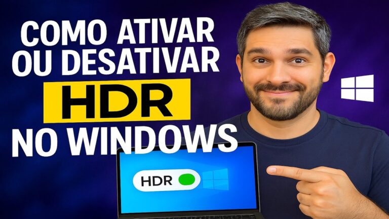 Como Ativar/Desativar o HDR no WINDOWS