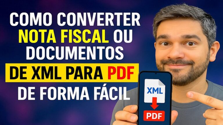 Como Converter Nota Fiscal ou Documentos de XML para PDF