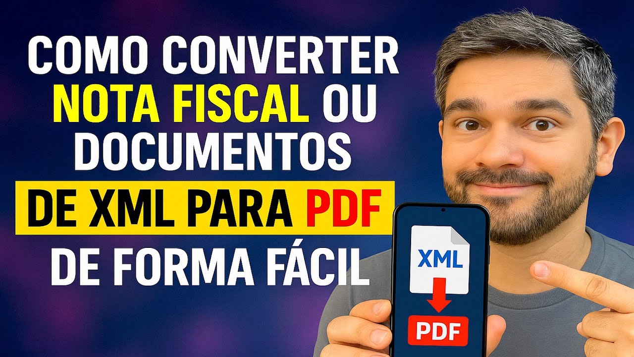 Como Converter Nota Fiscal ou Documentos de XML para PDF