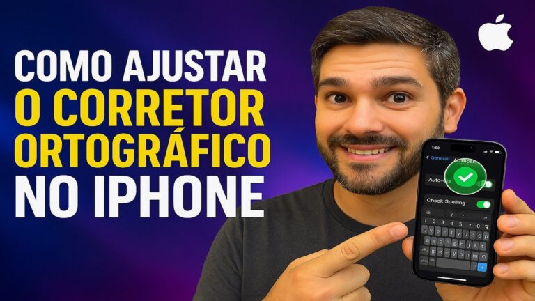 Ajuste as Configurações do CORRETOR ORTOGRÁFICO no iPhone