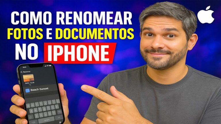 Como RENOMEAR FOTOS e DOCUMENTOS no iPhone