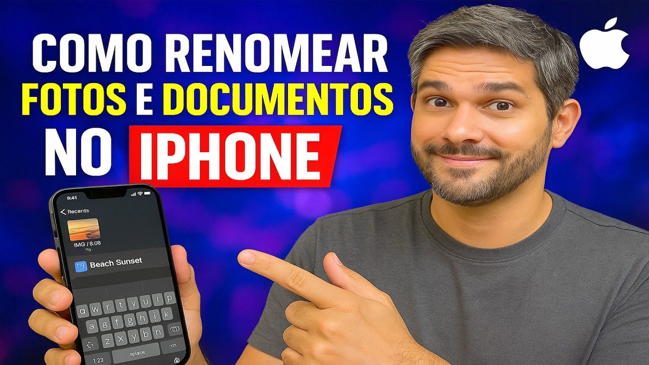 Como RENOMEAR FOTOS e DOCUMENTOS no iPhone