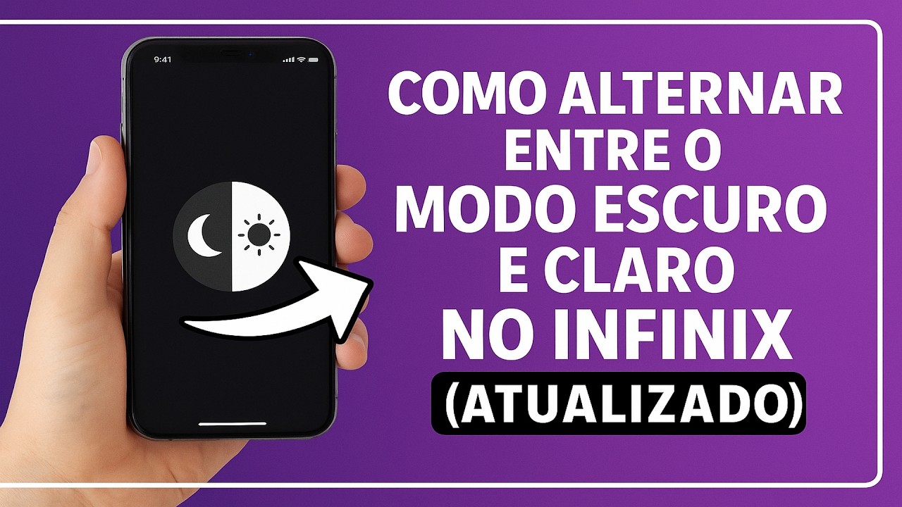 Como Alternar entre o MODO ESCURO e CLARO no INFINIX