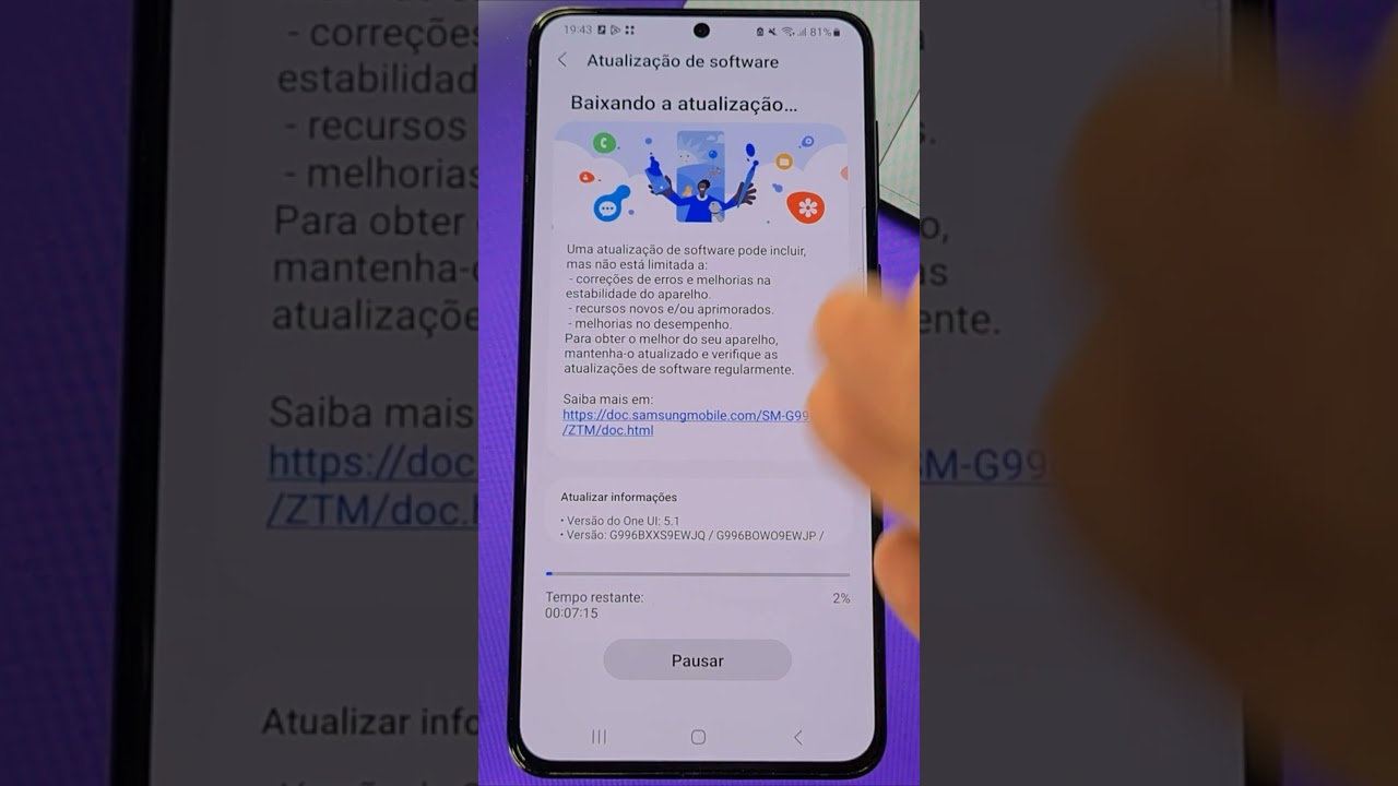 Como ATUALIZAR o ANDROID no SAMSUNG #shorts #samsung #android #tutorial #atualização