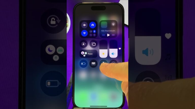 Como Ativar/Desativar a ROTAÇÃO AUTOMÁTICA da TELA no iPhone #shorts #iphone #apple #rotação