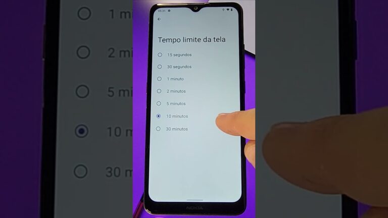 Como Manter a TELA LIGADA por mais TEMPO no NOKIA #shorts #nokia #android #tutorial #tela
