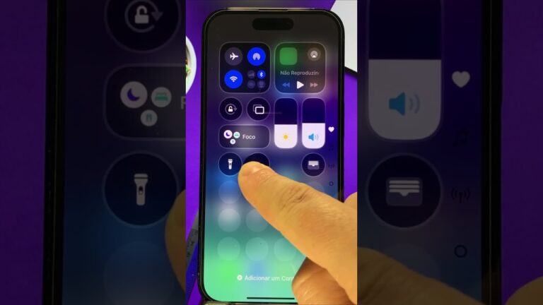 Como Personalizar os Atalhos da Central de Controle no iPhone #shorts #iphone #apple #atalhos