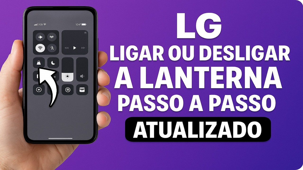 Como Ligar ou Desligar a LANTERNA no LG