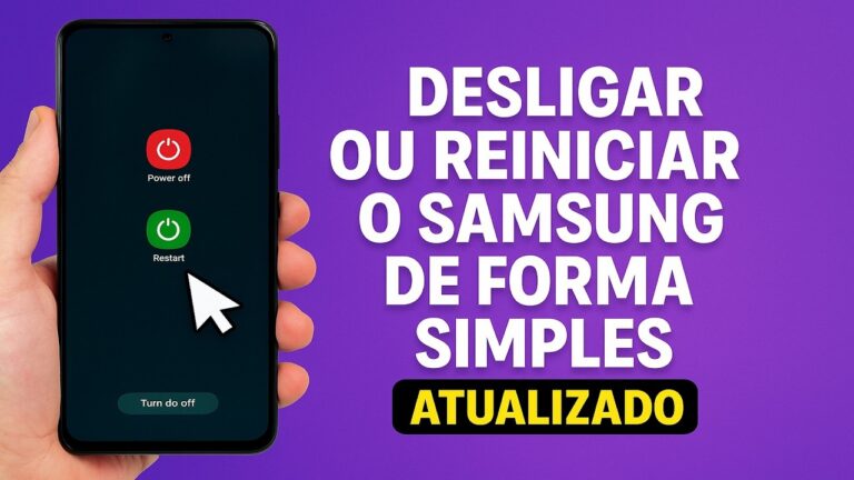 Como Desligar ou Reiniciar o SAMSUNG