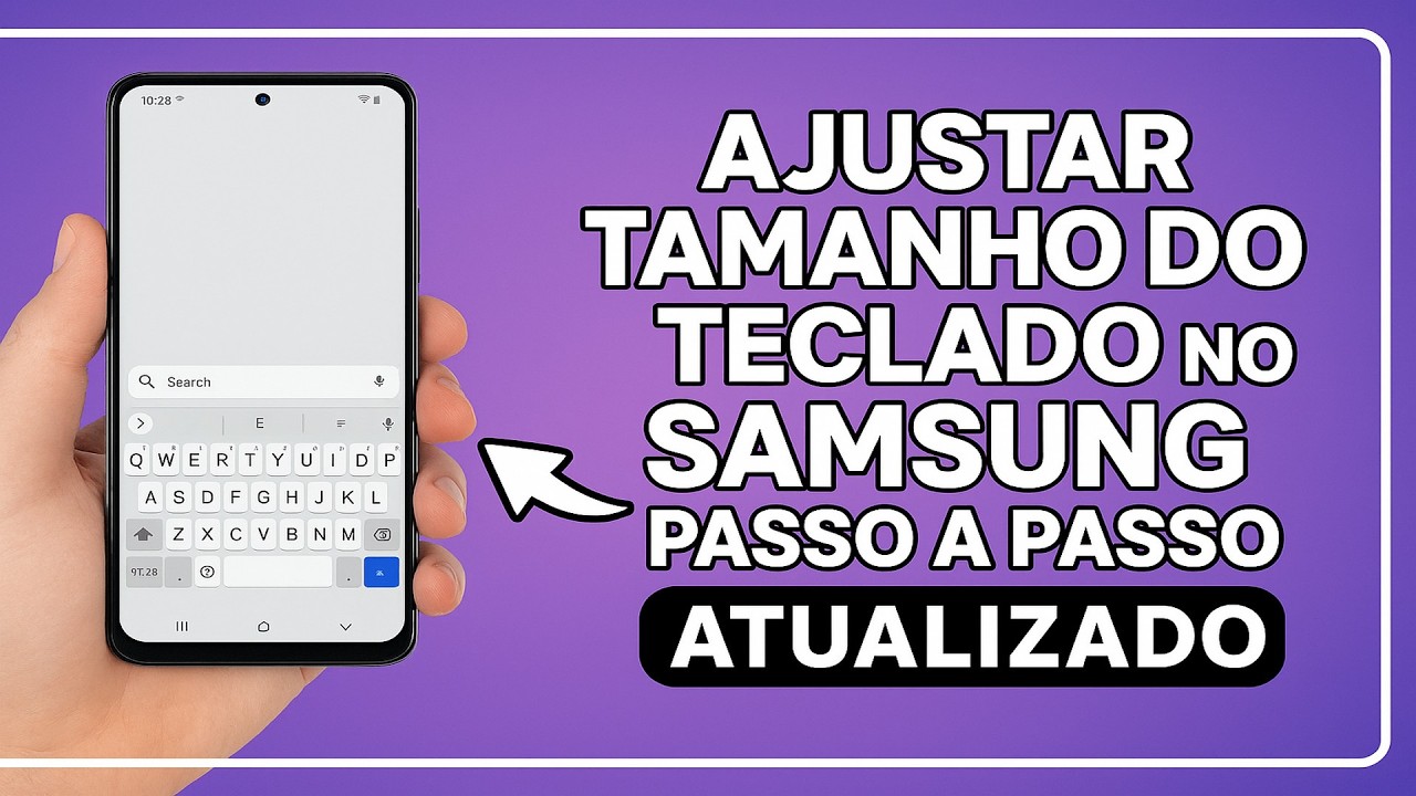Como AJUSTAR o TAMANHO do TECLADO no SAMSUNG