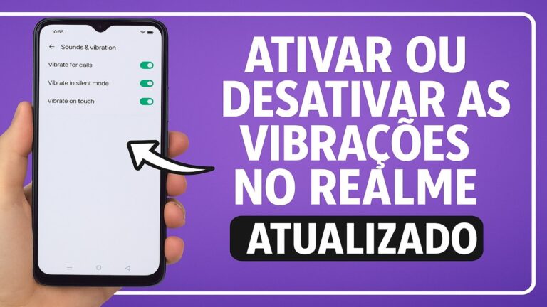Como Ativar/Desativar as VIBRAÇÕES no REALME