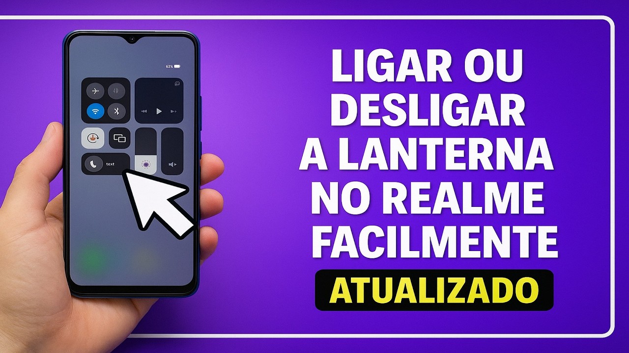 Como Ligar ou Desligar a LANTERNA no REALME