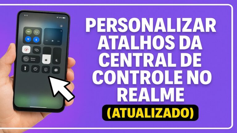 Como Personalizar os Atalhos da Central de Controle no REALME