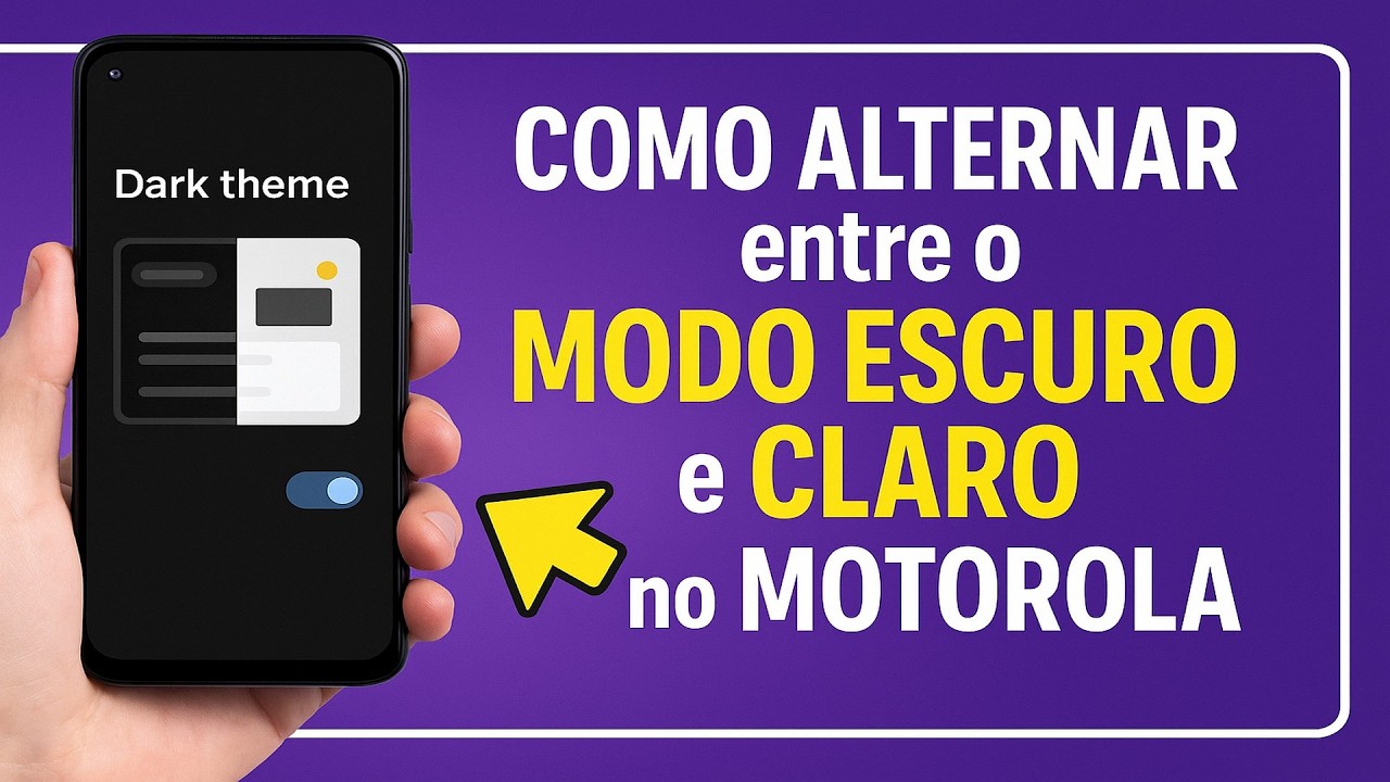 Como Alternar entre o MODO ESCURO e CLARO no MOTOROLA Como Alternar entre o MODO ESCURO e CLARO no MOTOROLA