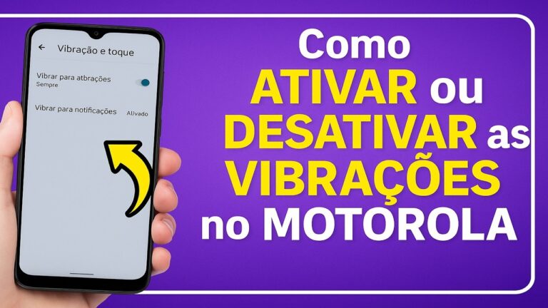 Como Ativar ou Desativar as VIBRAÇÕES no MOTOROLA Como Ativar ou Desativar as VIBRAÇÕES no MOTOROLA