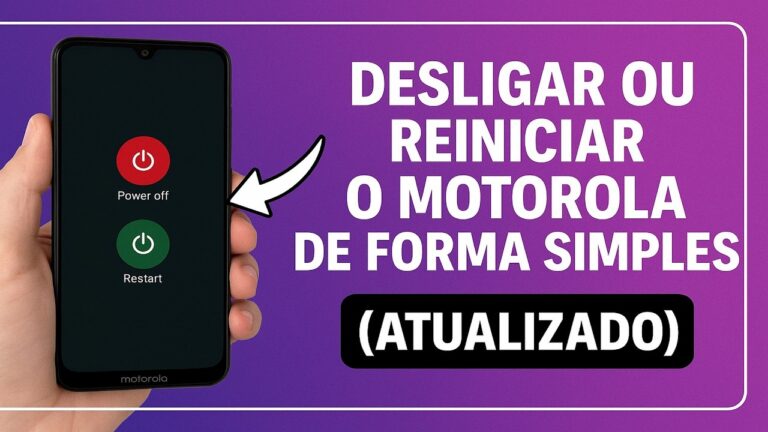 Como Desligar ou Reiniciar o MOTOROLA