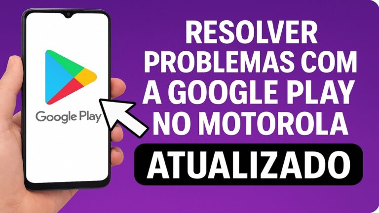 Como Resolver PROBLEMAS com a GOOGLE PLAY no MOTOROLA