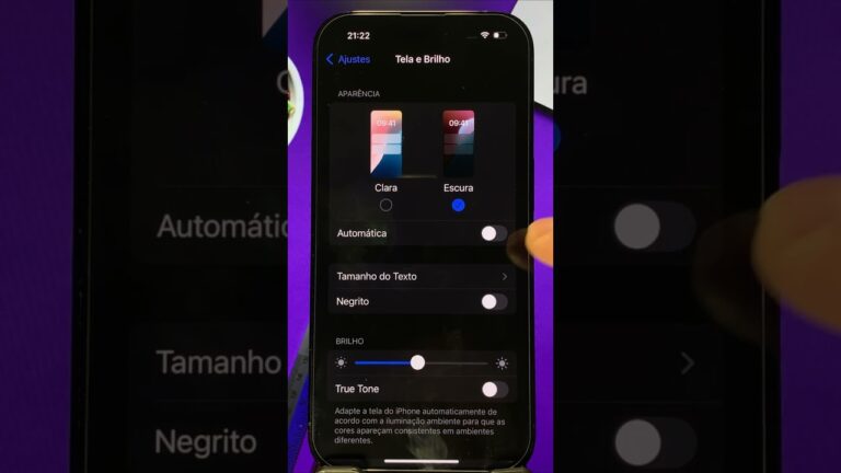 Como Alternar entre o MODO ESCURO e CLARO no iPhone #shorts #iphone #apple #tutorial #modoescuro Como Alternar entre o MODO ESCURO e CLARO no iPhone #shorts #iphone #apple #tutorial #modoescuro
