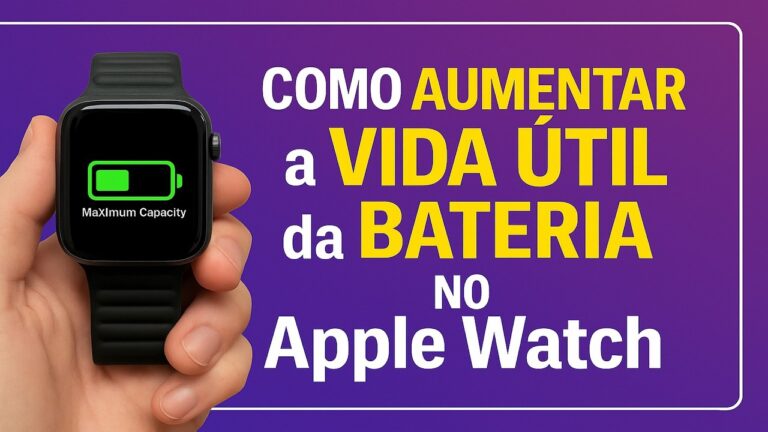 Como Aumentar a VIDA ÚTIL da BATERIA no Apple Watch