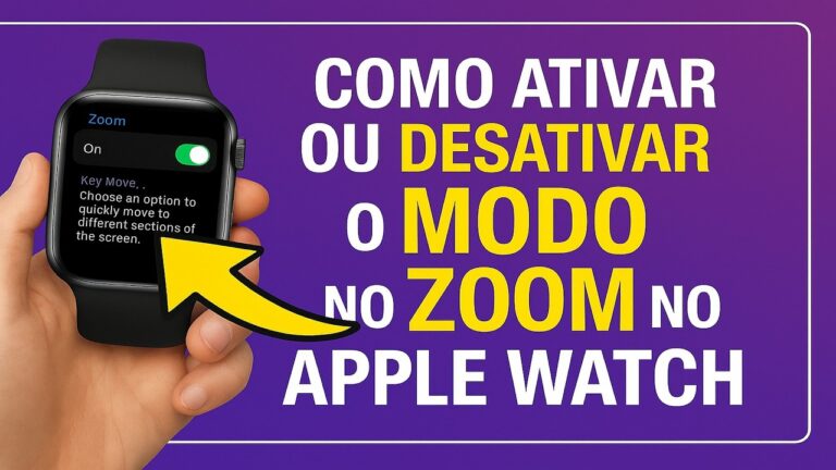 Como Ativar/Desativar o MODO ZOOM no Apple Watch