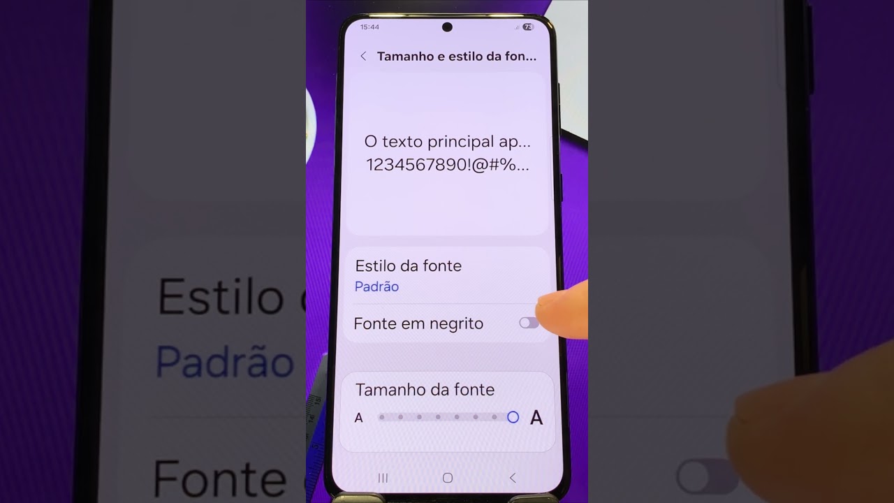 Como Ajustar o TAMANHO das LETRAS no SAMSUNG #shorts #samsung #android #tutorial #dicas Como Ajustar o TAMANHO das LETRAS no SAMSUNG #shorts #samsung #android #tutorial #dicas
