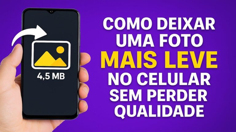 Como Reduzir o TAMANHO de uma IMAGEM no CELULAR