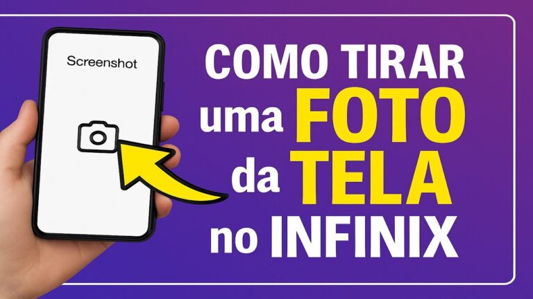 Como tirar uma FOTO da TELA no INFINIX