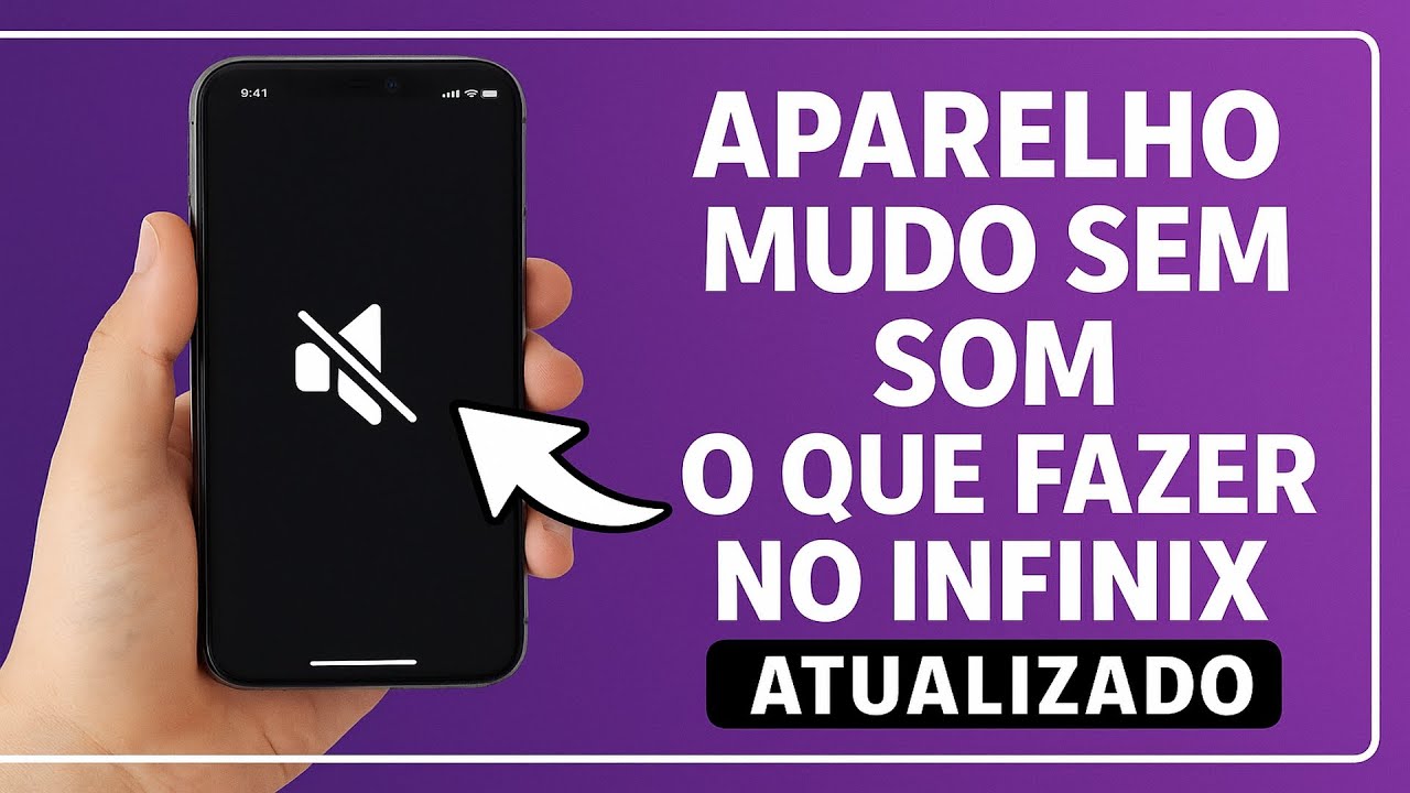 INFINIX MUDO? SEM SOM? O que fazer?