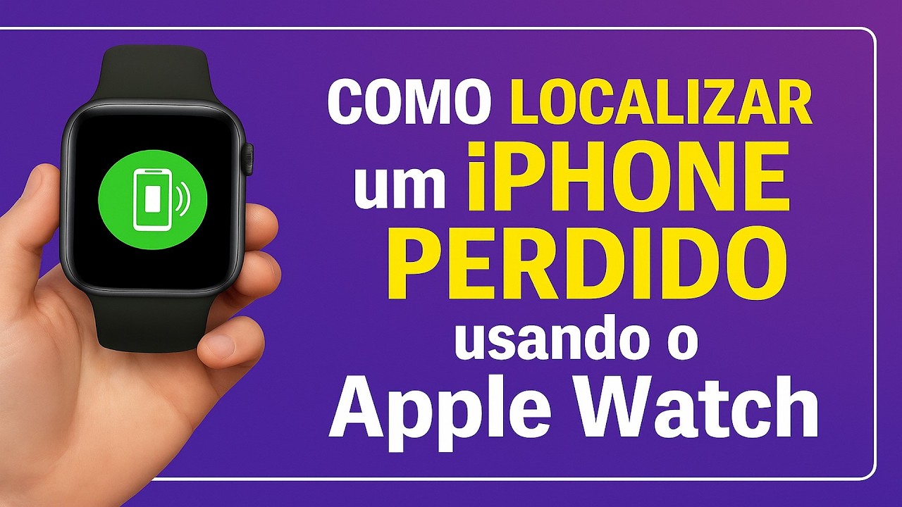 Como Localizar um iPhone PERDIDO usando o Apple Watch