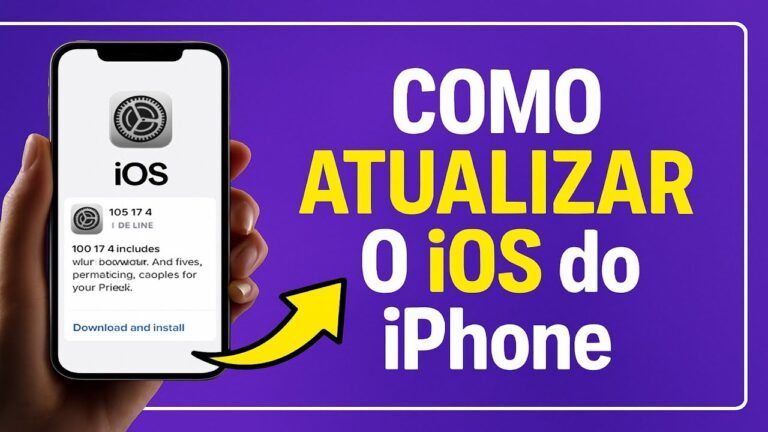 Como ATUALIZAR o iOS do iPhone