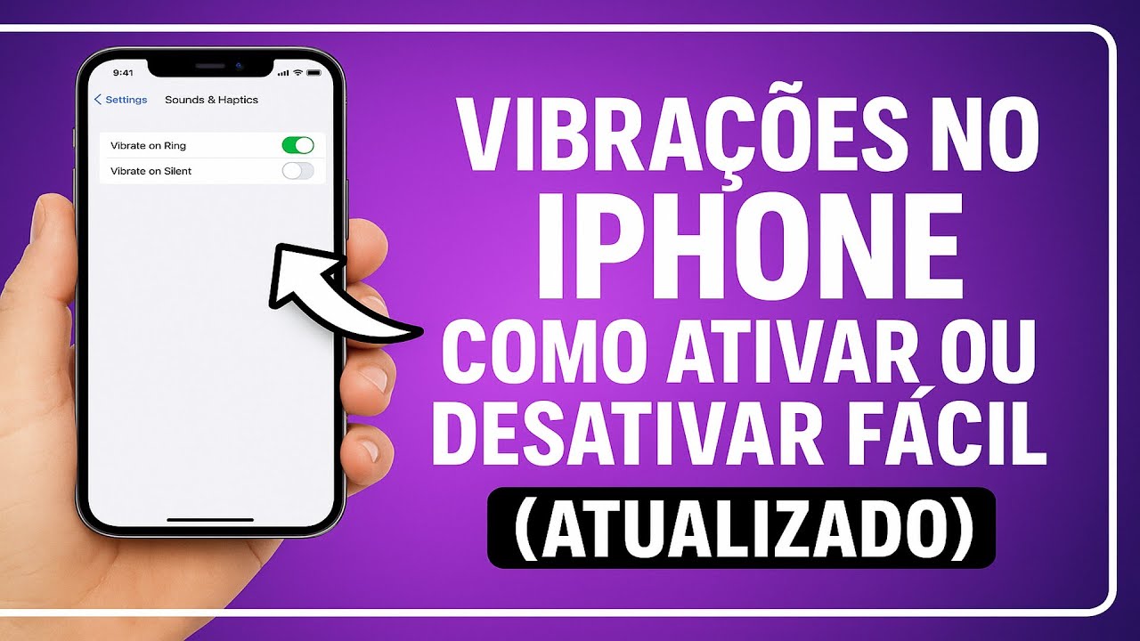 Como Ativar/Desativar as VIBRAÇÕES no iPhone