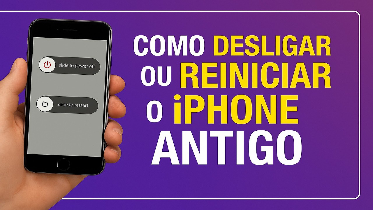 Como Desligar ou Reiniciar o iPhone Antigo