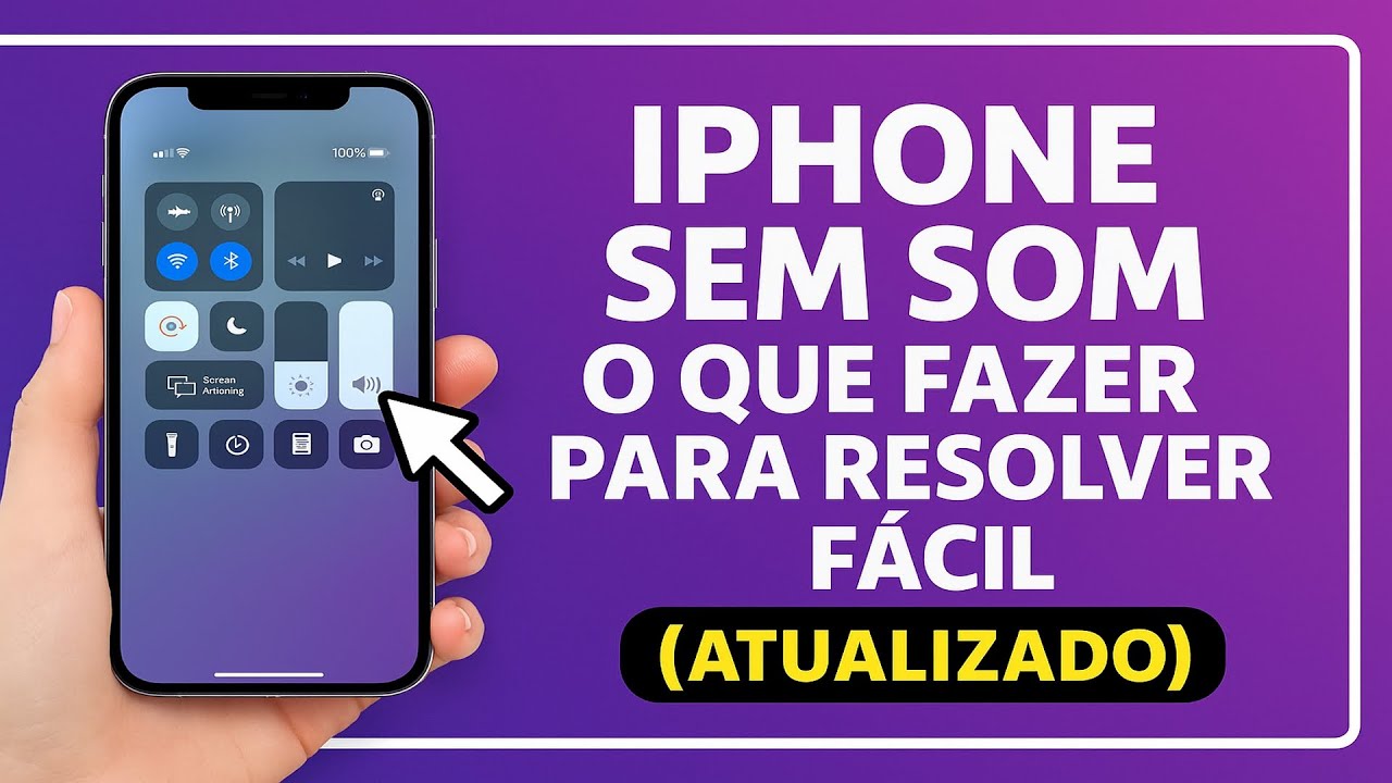 iPhone MUDO? SEM SOM? O que fazer?