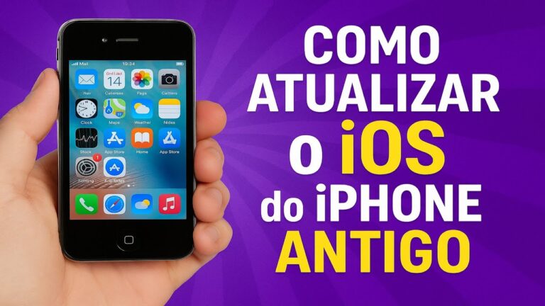 Como ATUALIZAR o iOS do iPhone Antigo
