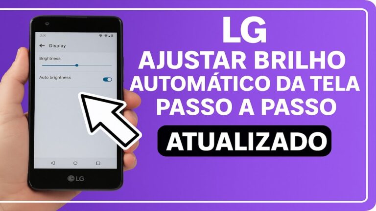 Como Ativar/Desativar o BRILHO AUTOMÁTICO da Tela no LG
