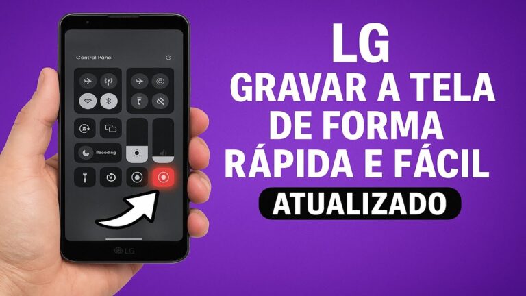 Como GRAVAR a TELA do LG