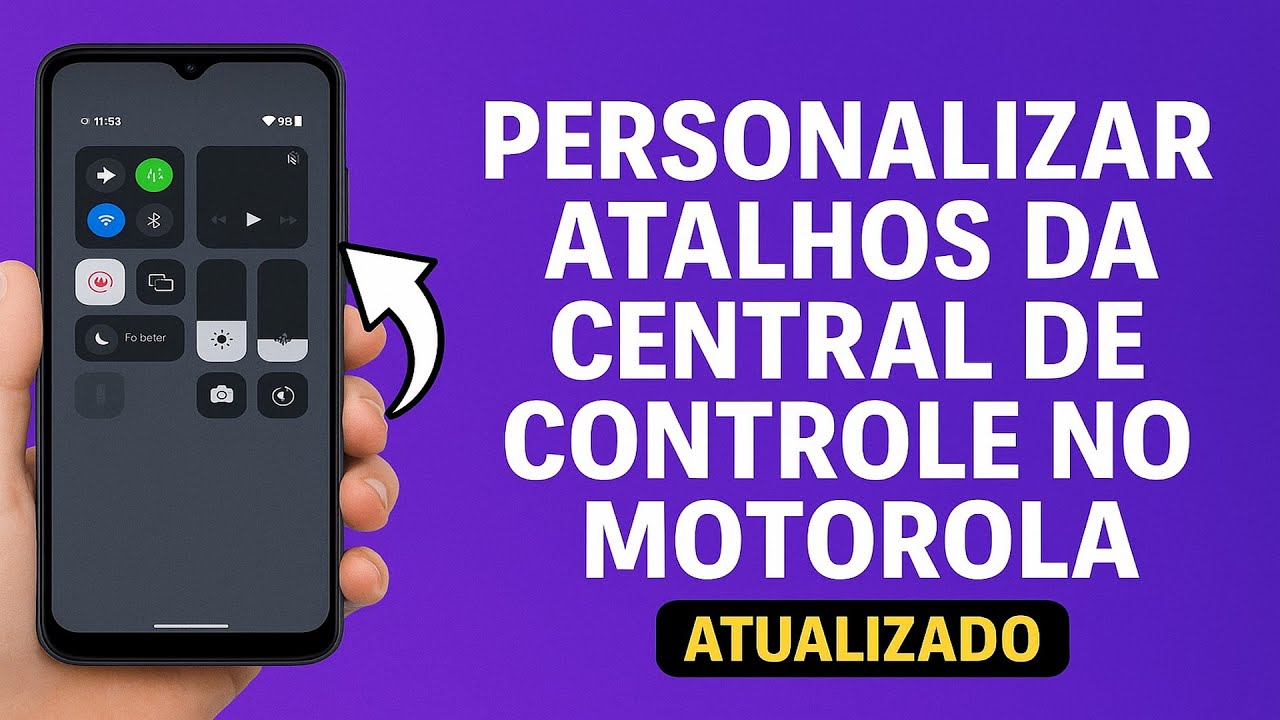 Como Personalizar os Atalhos da Central de Controle no MOTOROLA