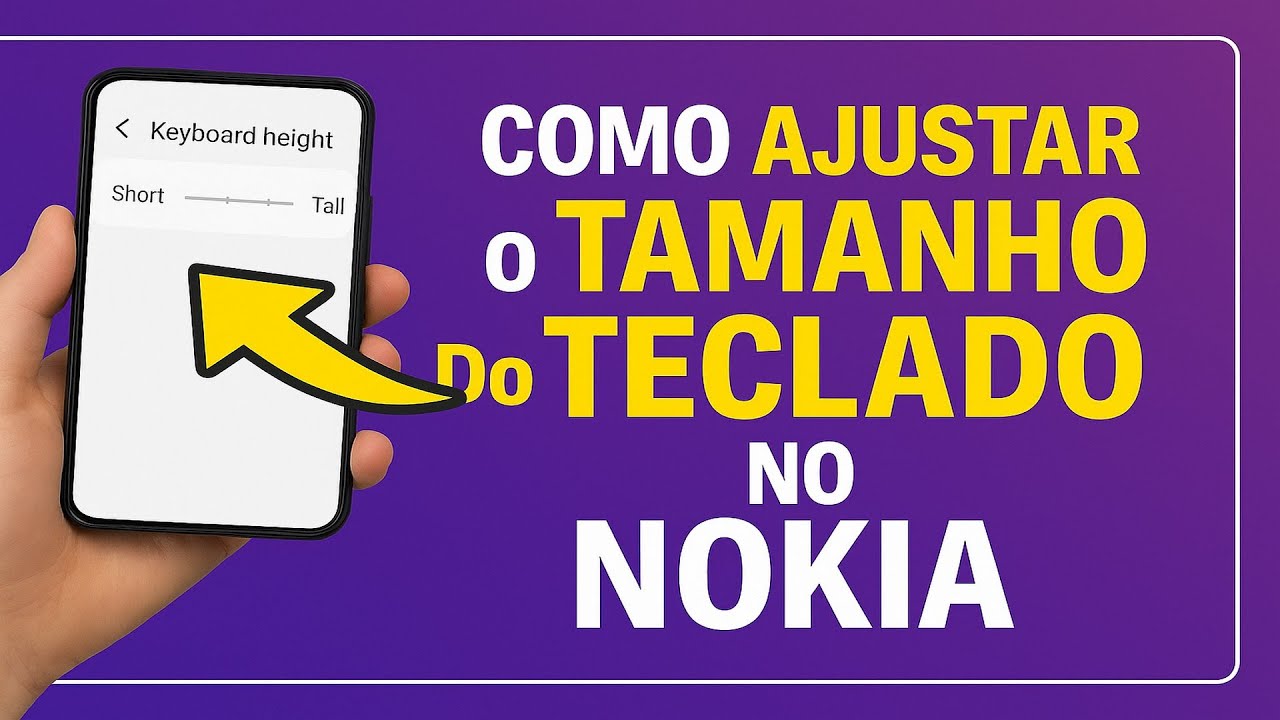 Como AJUSTAR o TAMANHO do TECLADO no NOKIA