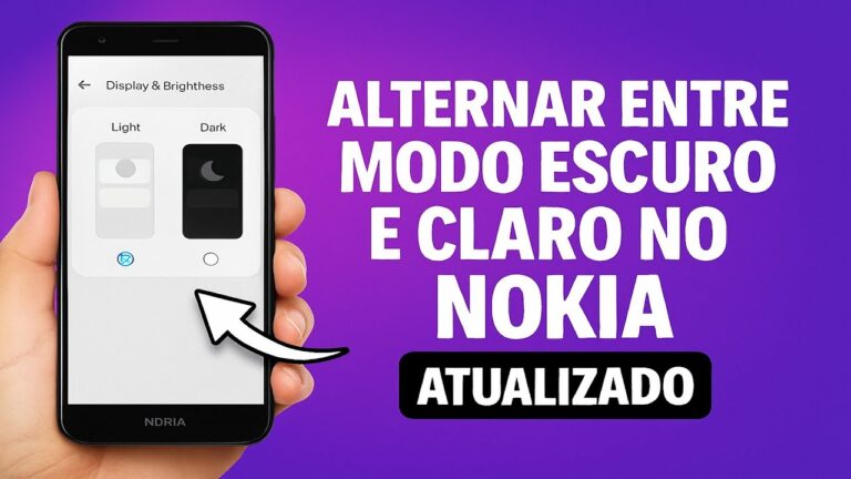 Como Alternar entre o MODO ESCURO e CLARO no NOKIA