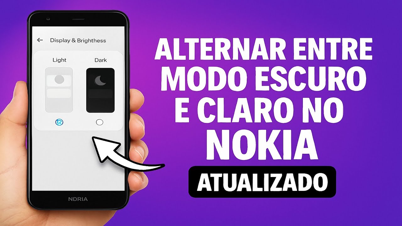 Como Alternar entre o MODO ESCURO e CLARO no NOKIA