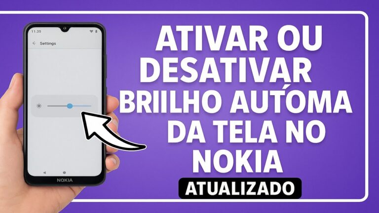 Como Ativar/Desativar o BRILHO AUTOMÁTICO da Tela no NOKIA