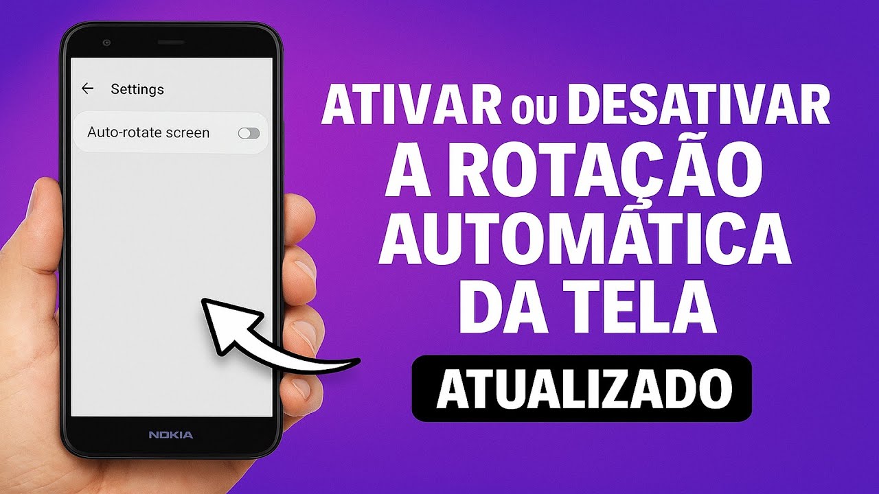 Como Ativar/Desativar a ROTAÇÃO AUTOMÁTICA da TELA no NOKIA