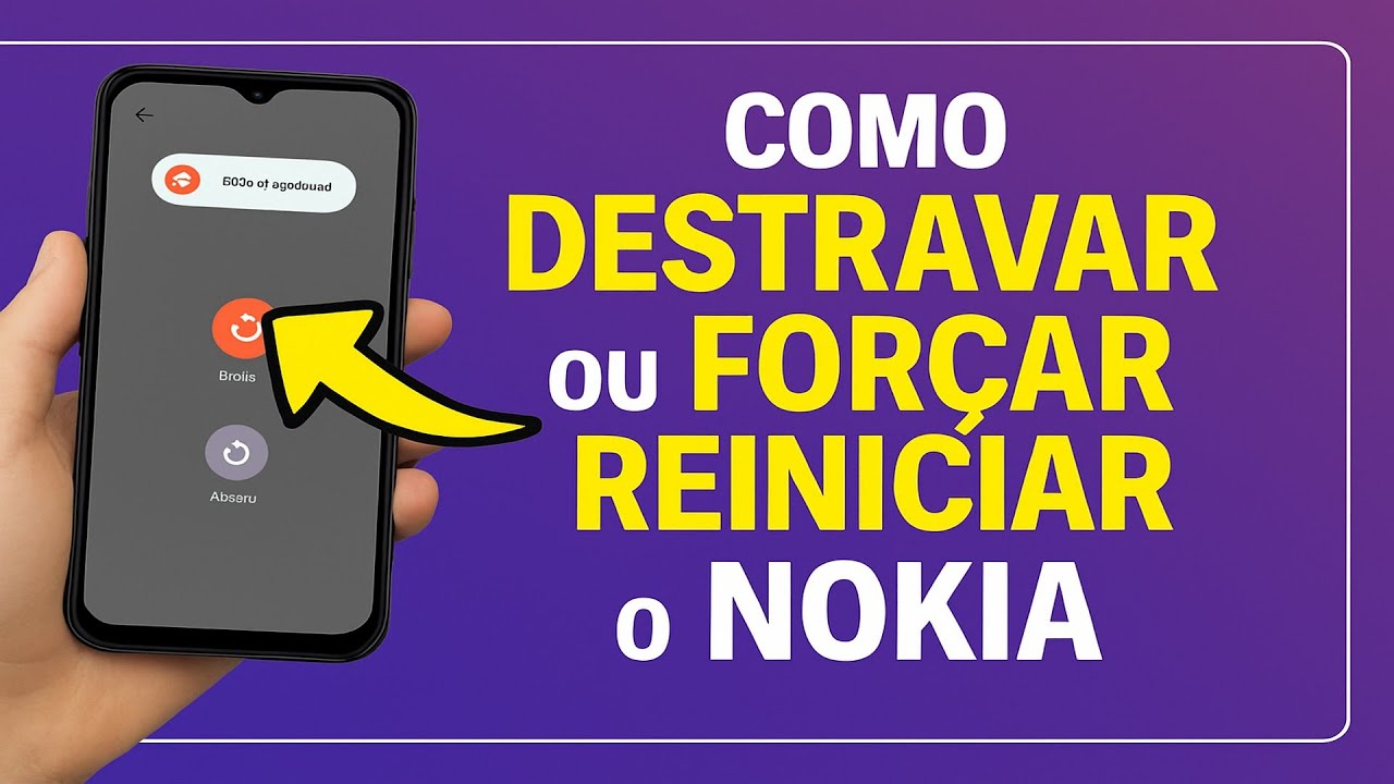 Como DESTRAVAR ou FORÇAR REINICIAR o NOKIA